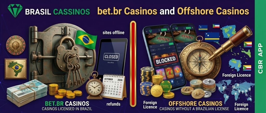 bet.br casinos vs. offshore casinos