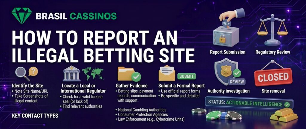 How to Report an Illegal Betting Site